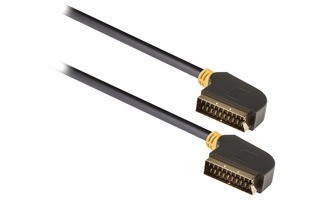 Cable SCART de SCART macho a macho de 2,00 m en gris - König KNV31000E20
