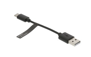 Cable USB 2.0 A Macho - USB-C 0,10 m Negro - Valueline VLMP60600B0.10