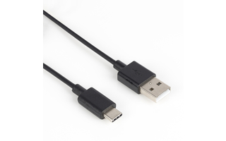 Cable USB 2.0 USB-C Macho - USB A Macho 1 m Negro