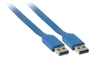 Cable USB 3.0 plano A-A 2 metros - Valueline VLMP61010L2.00