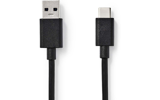 Cable USB 3.2 - Tipo C Macho - A Macho - 1,0 m - Negro