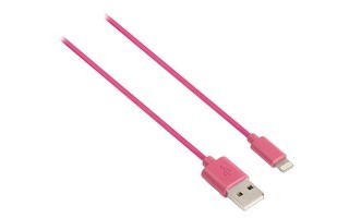 Cable USB de carga y sincronización USB A macho - macho Lightning de 8 pines de 1,00 m en color 