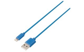 Cable USB de carga y sincronización USB A macho - macho Lightning de 8 pines de 1,00 m en color 