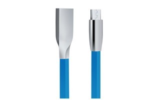 Cable USB TWIST Azul Micro USB (carga y datos) 2A 1m muvit life