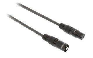 Cable XLR Digital Macho de 3 Pines - XLR Hembra de 3 Pines de 20,0 m Gris Oscuro