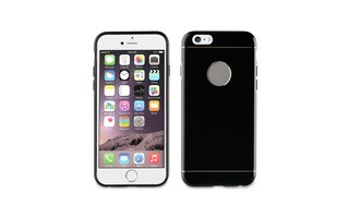 Imagenes de Carcasa Aluminio Reforzada Negra/Plata iPhone 6/6S muvit pro