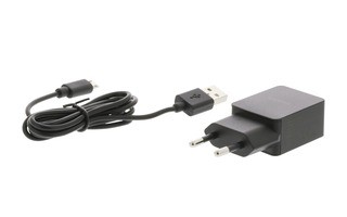 Cargador de Pared con Cable Micro USB Independiente, Color Negro - Sweex CH-003BL