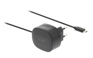 Cargador de Pared con Cable USB-C Fijo, Color Negro - Sweex CH-005BL