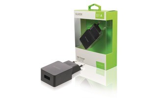 Cargador de Pared USB Negro - Sweex CH-001BL