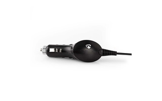 Cargador para Coche - 1,0 A - Cable fijo - Micro USB - Negro - Nedis CCHAU100ABK