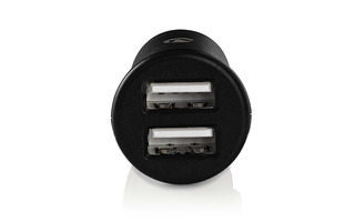 Cargador para Coche - 2,4 A - 2 salidas - USB-A - Negro - Nedis CCHAU240ABK