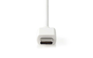 Cargador para Coche - 3,0 A - Cable fijo - USB-C™ - Blanco - Nedis CCHAC300AWT