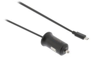 Cargador para Coche Micro USB de 2,4 A en Color Negro - Sweex CH-008BL