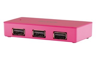 Concentrador USB de 4 puertos Paris en fucsia - Sweex NPUS0480-09