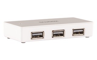 Concentrador USB de 4 puertos Pisa en blanco - Sweex NPUS0480-01