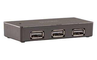 Concentrador USB de 4 puertos Tokyo en negro - Sweex NPUS0480-00