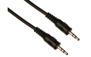 Cable estéreo mini-jack macho de 3.5 mm a macho de 3.5 mm - 1.5 metros - Estándar
