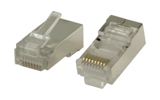 Conectores RJ45 para cables STP CAT5 trenzados 10 uds - Valueline VLCP89303M