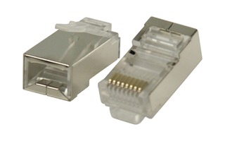 Conectores RJ45 para cables STP CAT5 trenzados 10 uds - Valueline VLCP89303M