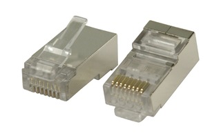 Conectores RJ45 para cables STP CAT6 trenzados 10 uds - Valueline VLCP89307M