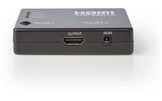 Conmutador HDMI - 3 Puertos - 3x Entradas HDMI - 1x Salida HDMI - 1080p - ABS - Antracita - Caja