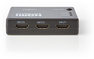 Imagenes de Conmutador HDMI - 3 Puertos - 3x Entradas HDMI - 1x Salida HDMI - 1080p - ABS - Antracita - Caja