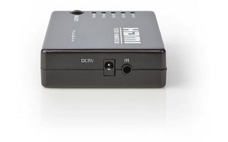 Conmutador HDMI - 5 puertos - 5x Entradas HDMI - 1x Salida HDMI - 1080p - ABS - Antracita - Caja