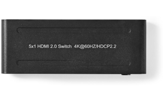 Conmutador HDMI™ - 5 Puertos - 5x Entradas HDMI™ - 1x Salida HDMI™ - 4K2K a 60 FPS / HDCP 2.2 - 