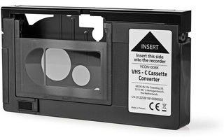 Imagenes de Conversor de Cintas VHS-C - De VHS-C a VHS - • Plug & play - Negro - Nedis VCON100BK