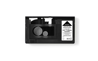 Convertidor VHS - Conversión: VHS-C a VHS - Plug & Play - Negro - Nedis VCON110BK
