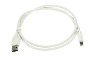 CABLE USB 2.0 - MACHO A / MINI MACHO B, 1m