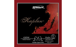 D'Addario K301W Kaplan Golden Spiral Solo - Mi (lazo)
