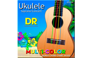 DRstring UMCSX Ukelele Multicolor Soprano/Concert