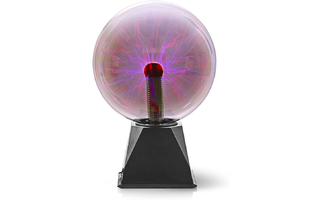 Esfera de Luz de Plasma - 10 W - 3500 lm - Cristal - 20 cm - Nedis FUDI215BK