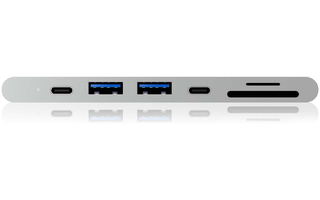 Estación de Acoplamiento MacBook Pro 5-Port Plata - ICY BOX 60372