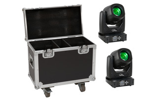 Eurolite Set 2x LED TMH-B90 + Case con ruedas