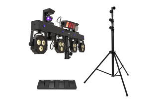 Eurolite Set LED KLS Scan Next FX Compact Light Set + Foot switch + Steel stand
