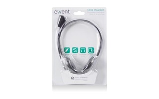 eWent - Auricular para Chat con micrófono para Smartphone/Tablet/PC