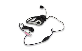 EwEnt EM3562 - Auriculares estéreo con micrófono y control de volumen