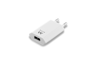EWENT - CARGADOR USB COMPACTO - 100-240 VAC / 5 VDC - 1 A