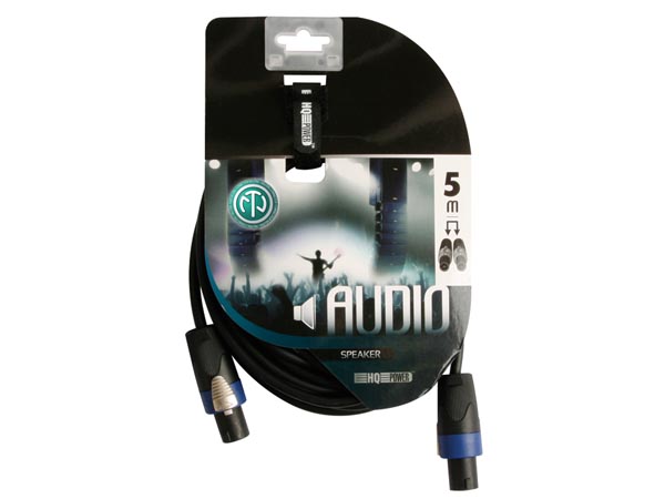 Cable de Audio Speakon Macho a Speakon Macho 5m VAMAV SPK5