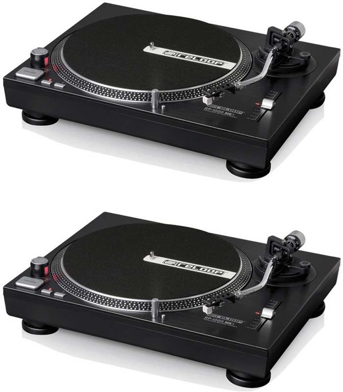 2x Reloop DJ RP1000 MK2 DJMania