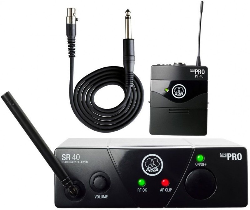 AKG WMS 40 PRO Mini Instrumental Set - US45C - Frecuencia: 662.300 Mhz ...