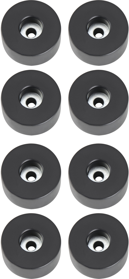 Adam Hall Hardware 4909 M8 AH Bolsa de 8 Pies de goma 38 x 20 mm - DJMania