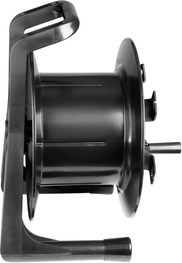 Adam Hall Kabelhaspel 70226 - kunststof, zwart, 4,0 kg