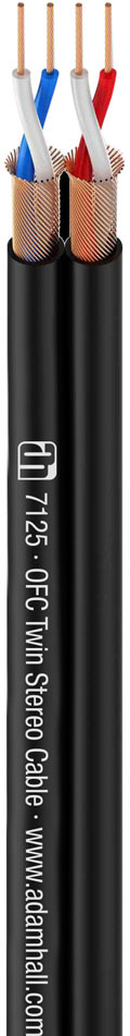 Adam Hall Cables 7125 Cable doble estéreo OFC - DJMania