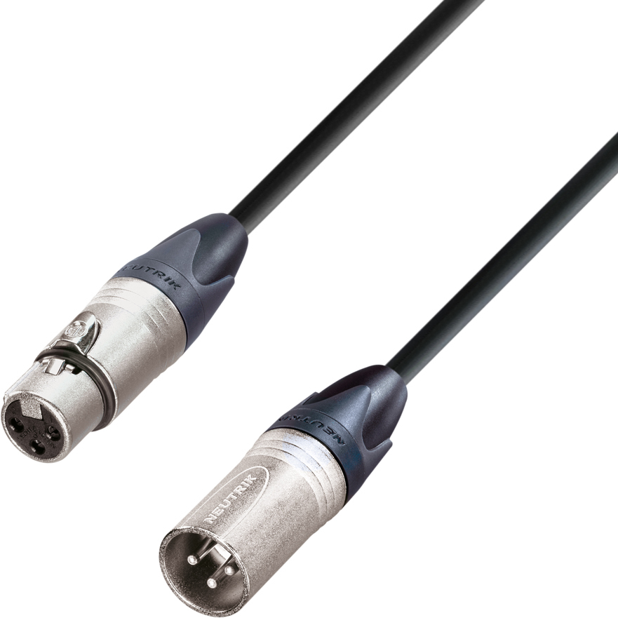 Adam Hall Cables K5 MMF 1500 Cable de Micro Neutrik de XLR hembra a XLR