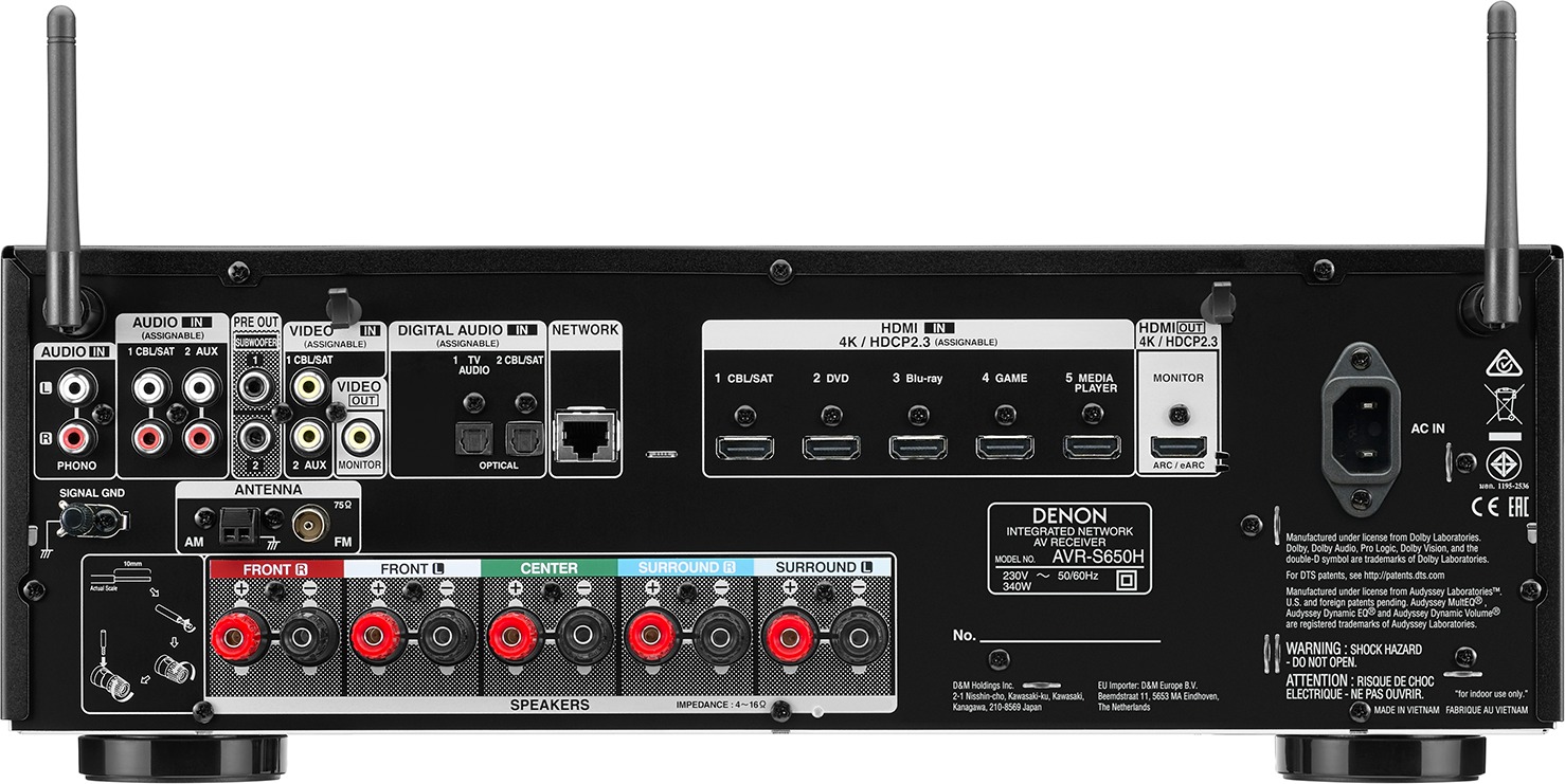 Denon AVR-S650H - DJMania