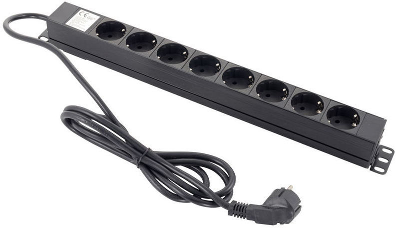 Conector De Racks Distribuidor 8 Conector - 1U Rack 19
