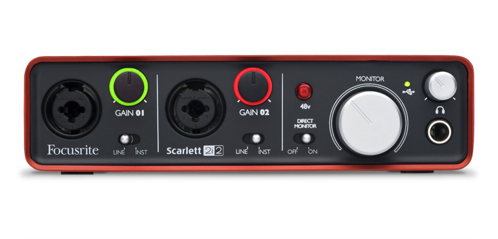 focusrite scarlett 2i2 usb audio interface